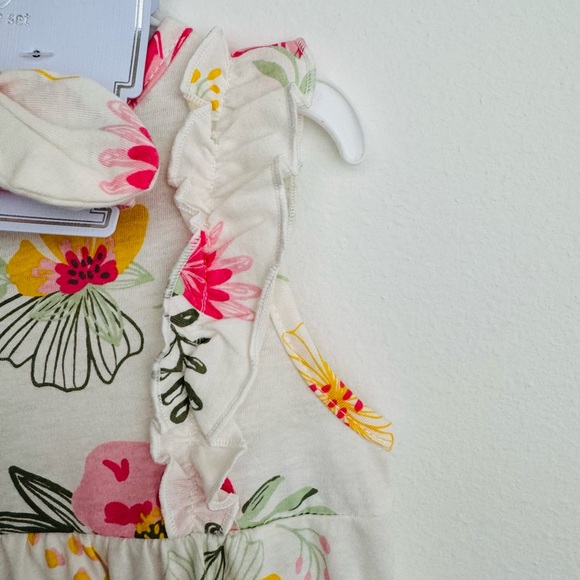 Sterling Baby Tropical Floral Dress & Headband Set Size 24 Months NWT - Picture 5 of 14